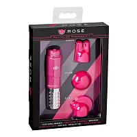 Rose Revitalize Waterproof Massager Kit - Pink