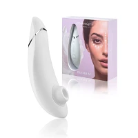 Premium Waterproof Rechargeable Massager White - Womanizer