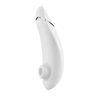 Premium Waterproof Rechargeable Massager White - Womanizer
