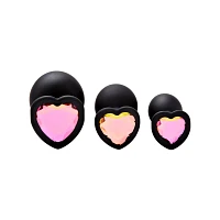 Heart Bling Training Butt Plugs - 3 Pack