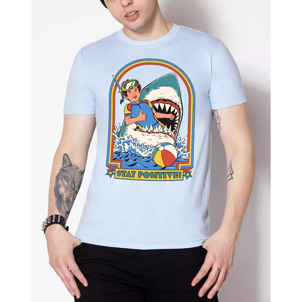 Stay Positive T Shirt - Steven Rhodes