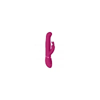 Izara Rechargeable Waterproof G-Spot Rabbit Vibrator - 8.6 Inch