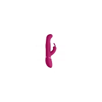 Izara Rechargeable Waterproof G-Spot Rabbit Vibrator - 8.6 Inch