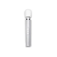 White Glitter Glimmer Wand Vibrator Kit