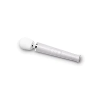 White Glitter Glimmer Wand Vibrator Kit