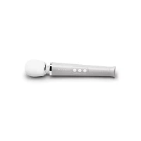 White Glitter Glimmer Wand Vibrator Kit