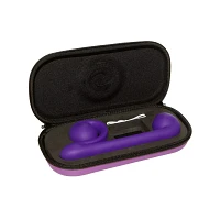 Multi-Function Purple Rechargeable Waterproof Snail Vibrator 9.5 Inch