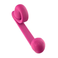 Multi-Function Purple Rechargeable Waterproof Snail Vibrator 9.5 Inch