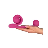 Multi-Function Purple Rechargeable Waterproof Snail Vibrator 9.5 Inch