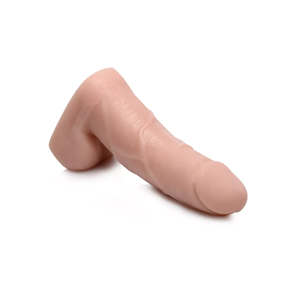 Large Bulge Waterproof Packer Dildo 6.5 Inch - Light
