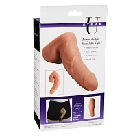 Large Bulge Waterproof Packer Dildo 6.5 Inch - Light