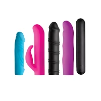 Multi-Speed Rechargeable Waterproof Bullet Vibrator and Sleeve Kit