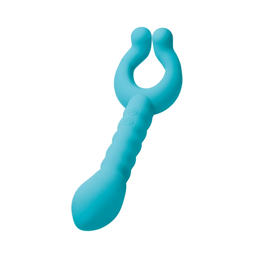 Dual-Ended Multi-Function Waterproof Rechargeable Vibrator - 9.2 Inch