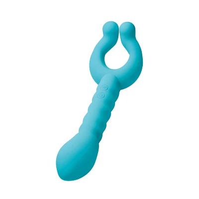 Dual-Ended Multi-Function Waterproof Rechargeable Vibrator - 9.2 Inch