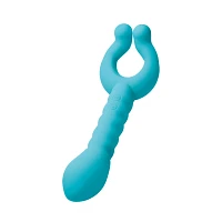 Dual-Ended Multi-Function Waterproof Rechargeable Vibrator - 9.2 Inch