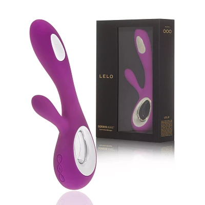 LELO Soraya Wave Rabbit Massager Deep Rose