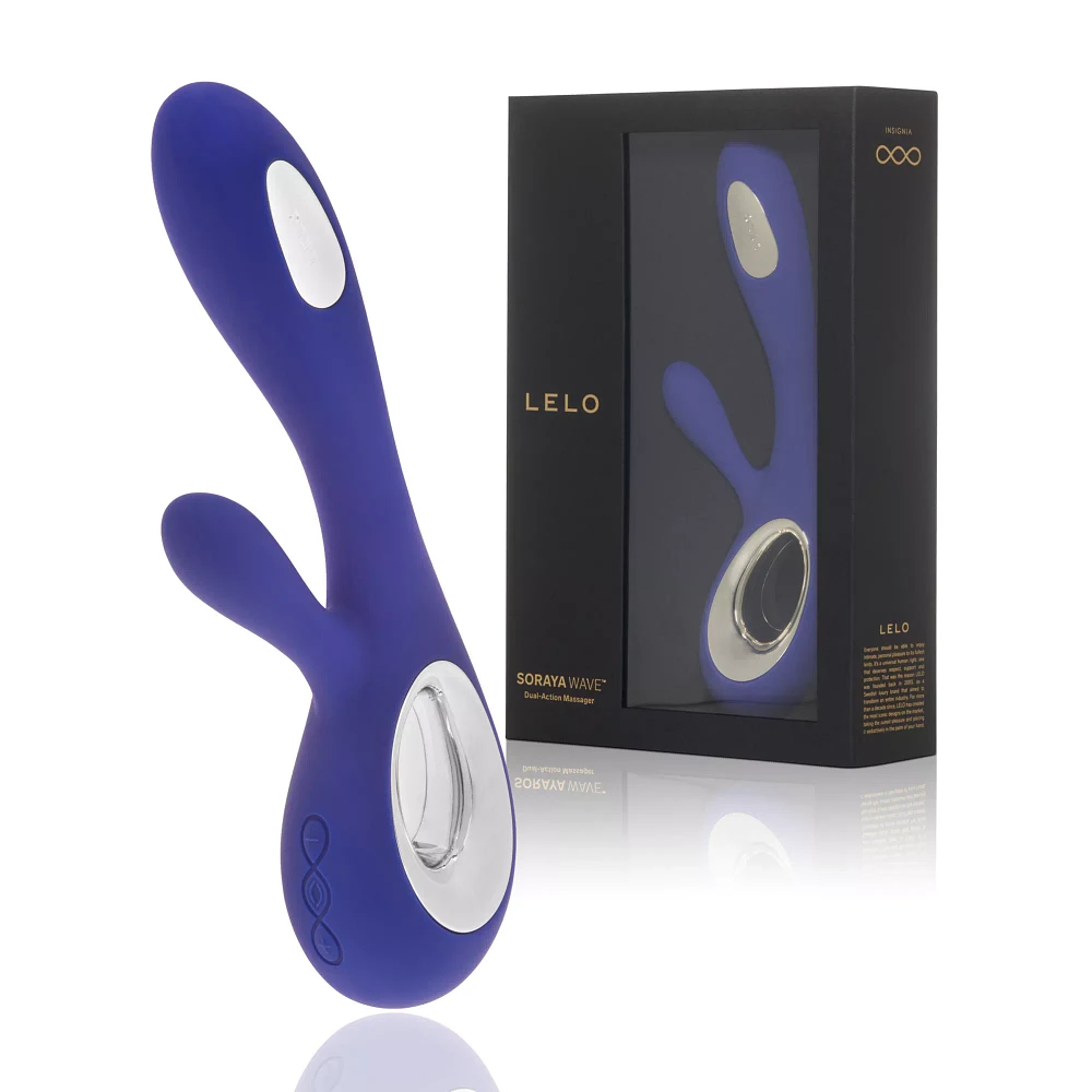 LELO Soraya Wave Rabbit Massager Midnight Blue