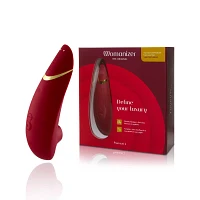 Premium 2 14-Function Rechargeable Waterproof  Clitoral Stimulator Bordeaux 6.5 Inch - Womanizer