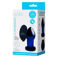 Remote Control Rechargeable Vibrating Butt Plug - 3.5 Inch