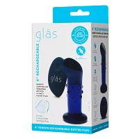 Rechargeable Vibrating G-Spot and P-Spot Plug - 4 Inch