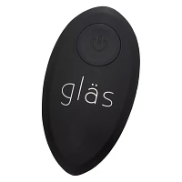 Rechargeable Vibrating Beaded Butt Plug - 4 Inch