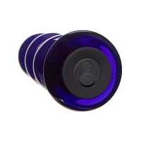 Rechargeable Vibrating Beaded Butt Plug - 4 Inch