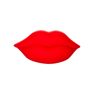 10-Function Rechargeable Waterproof Lips Vibrator - 1.75 Inch
