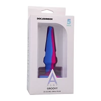 Groovy Butt Plug Berry - 5 Inch