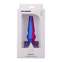 Groovy Butt Plug Berry - 5 Inch