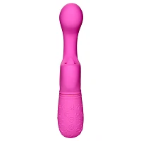 Butterfly Kiss Flicker Rechargeable Waterproof G-Spot Vibrator Pink - 7.5 Inch