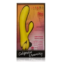 San Diego Seduction 10-Function Rechargeable Waterproof Rabbit Vibrator - 8 Inch