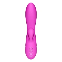 Malibu Minx 10-Function Rechargeable Waterproof Suction Rabbit Vibrator - 8 Inch