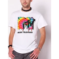 Tie Dye Melting MTV Logo T Shirt