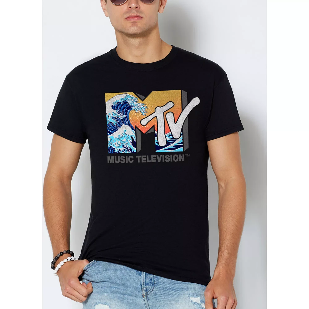 Wave Logo MTV T Shirt