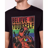 Believe Yourself Rainbow Deadpool T Shirt