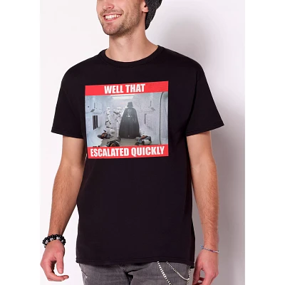That Escalated Quickly T Shirt - Star Wars