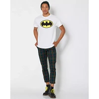 White Batman Logo T Shirt