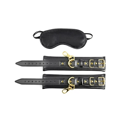 Handcuffs and Blindfold Set - Special Edition