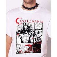 White Comic T Shirt - Castlevania