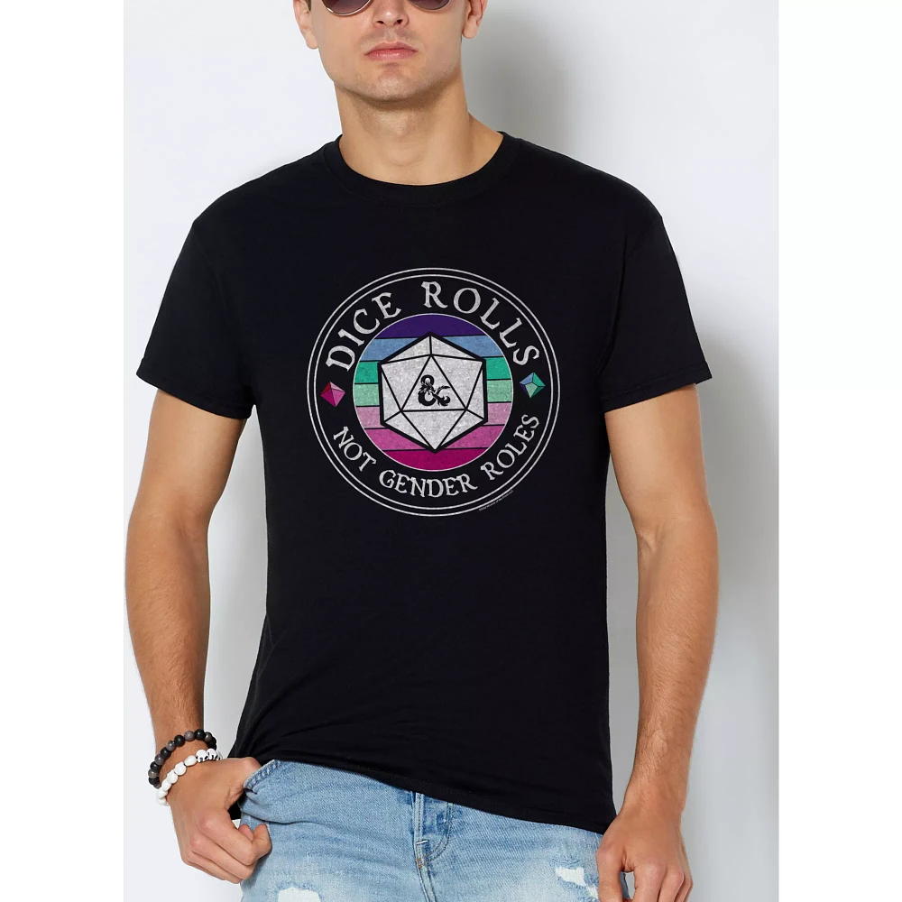Dice Rolls Not Gender T Shirt- Dungeons & Dragons