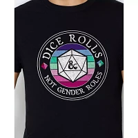 Dice Rolls Not Gender T Shirt- Dungeons & Dragons