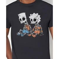 Bart and Lisa Skeleton T Shirt - The Simpsons