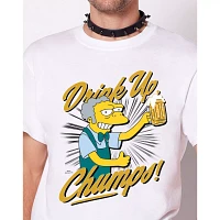 Drink Up Chumps Moe T Shirt - The Simpsons