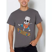 Bart Skating Skeleton T Shirt - The Simpsons