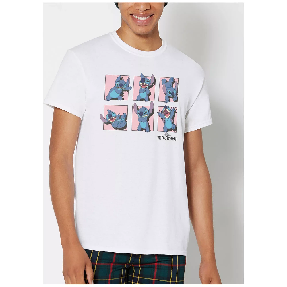 Pink Stitch Poses T Shirt - Lilo &
