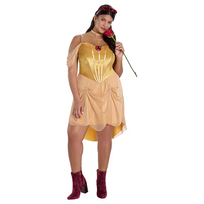 Adult Princess Belle Plus Costume - Disney