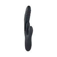 Playboy Pleasure 20-Function Rechargeable Waterproof Rapid Rabbit Vibrator - 10.4 Inch