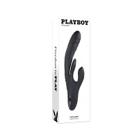 Playboy Pleasure 20-Function Rechargeable Waterproof Rapid Rabbit Vibrator - 10.4 Inch