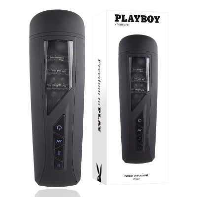 Playboy Pleasure 7-Function Pursuit of Pleasure Rechargeable Stroker