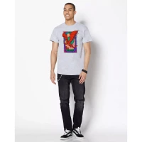 Red Dragon Mosaic Tarot Card T Shirt- Dungeons & Dragons